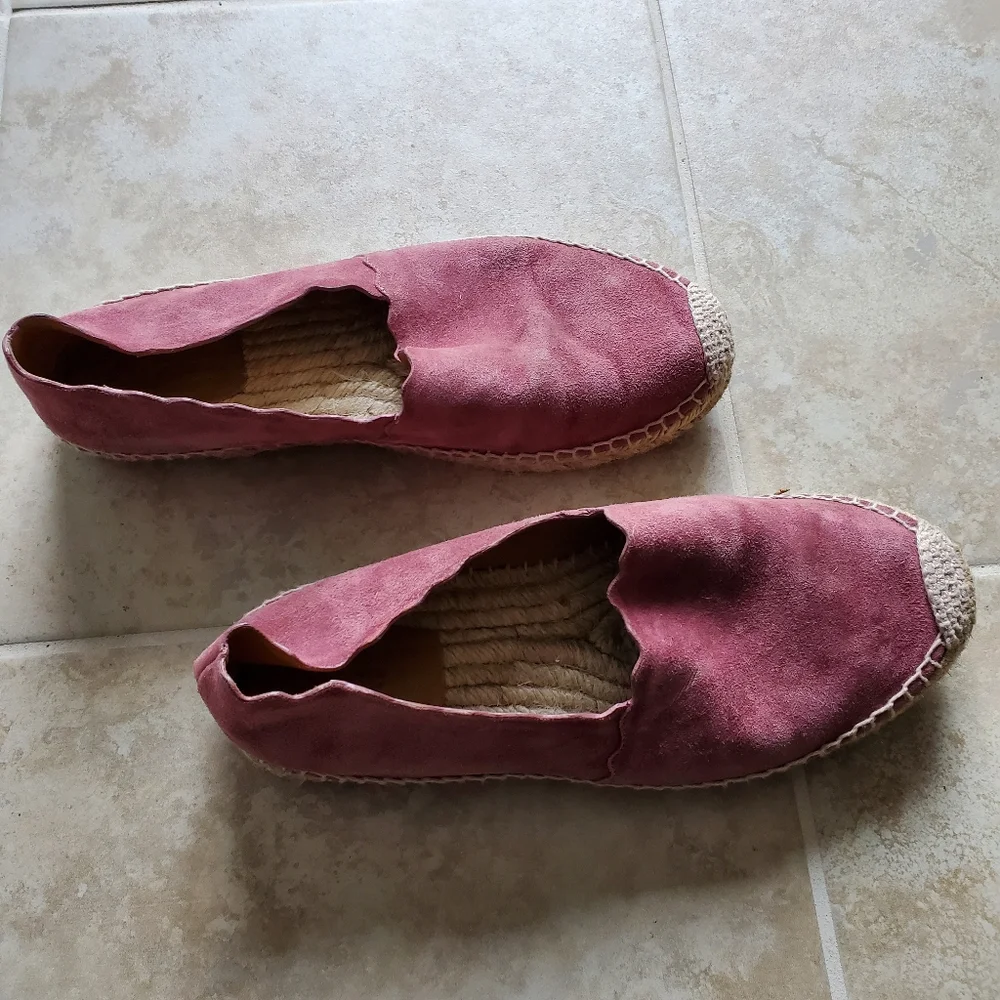 Chloé Lauren Suade Espadrilles, Size 7.5